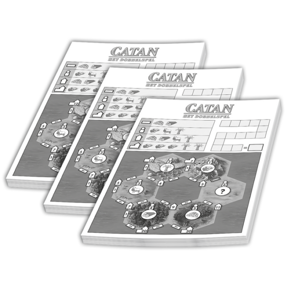 Scoreblokken Catan: Het Dobbelspel
