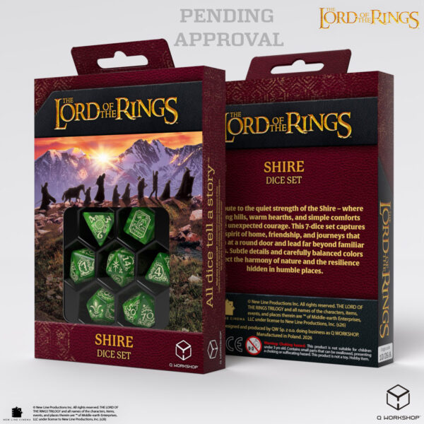 The Lord of the Rings: The Shire Dice Set