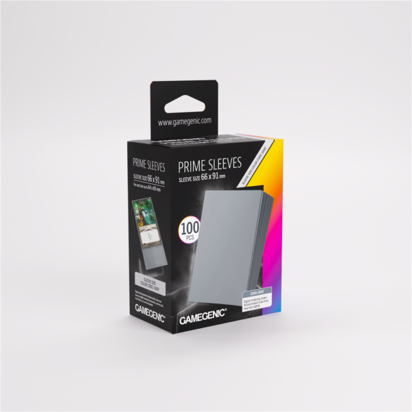 Sleeves Matte Prime 66x91mm - Gray / Grijs