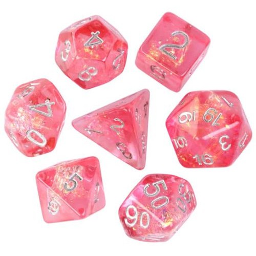 Dobbelstenen Set CandyPaper Rood