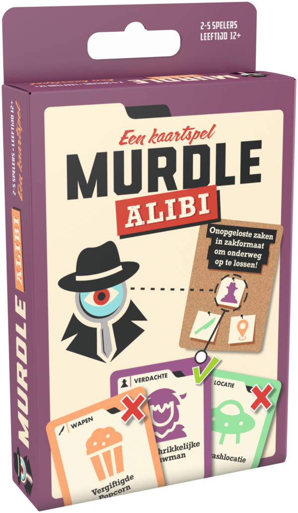 Murdle Alibi - een kaartspel