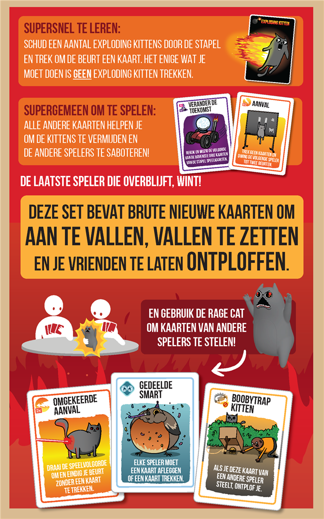 Exploding Kittens - Rade Mode - Afbeelding 2