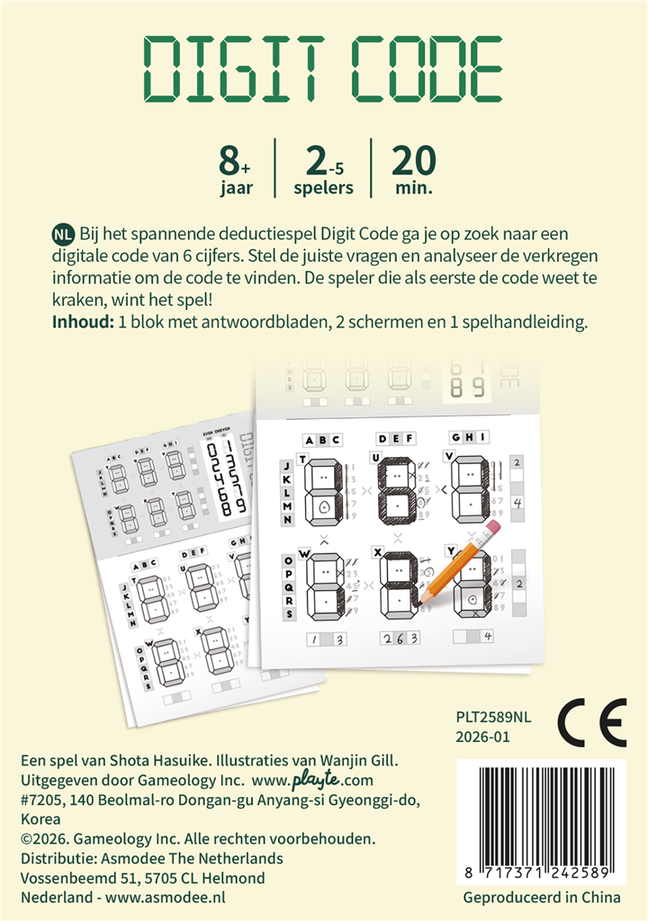 Digit Code - Deductiespel (NL) - Afbeelding 2